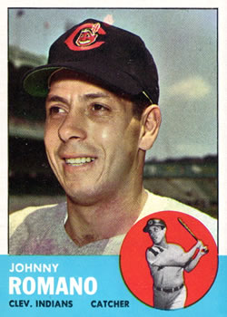 1963 Topps Baseball Cards      072      Johnny Romano